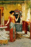 John William Godward The Bouquet china oil painting reproduction